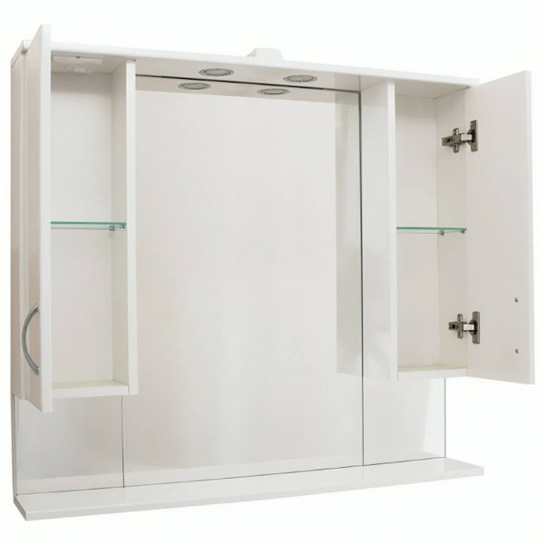 Зеркало со шкафом AquaLine 90