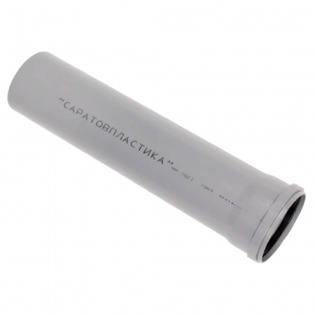 Труба ППР Ø110х315мм (толщина 2,2мм) СЕРАЯ для внутренней канализации (10) Саратовпластика