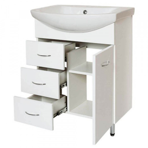 Тумба напольная AquaLine Балтика 65 3 ящика