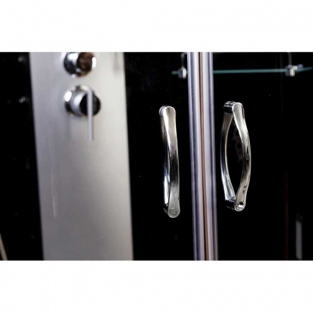 Душевая кабина 900х900х2250мм без г/м, ВЫСОКИЙ поддон, стекло ТОНИРОВАННОЕ NG-2508-14