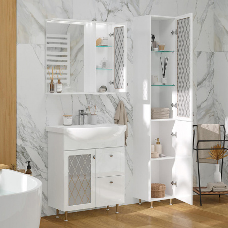 Тумба в ванную комнату MILENA 70.1D.2Y под умывальник БАЛТИКА 70