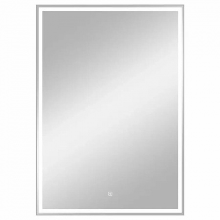 Зеркало STRONG 70 700х1000мм (LED-подсветка, сенсорный выключатель, алюминиевый профиль СЕРЫЙ)
