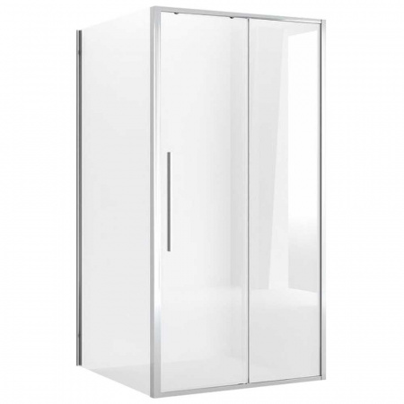 Душевое ограждение 120х90х195 без поддона профиль ХРОМ стекло (6мм) ПРОЗРАЧНОЕ NG-64-12A + A90-34
