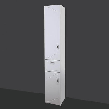 Шкаф-пенал в ванную комнату ПАЛЕРМО 30 с ящиком (300х1865х320мм)