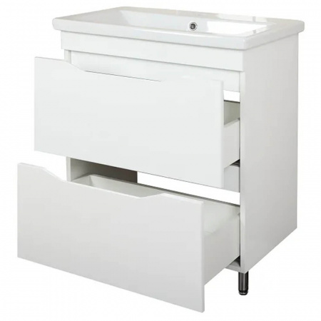 Тумба в ванную комнату СЛИМ 70/2 под умывальник СЛИМ 70