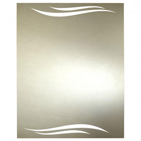 Зеркало ЛОКОН 535х680мм с матированным рисунком