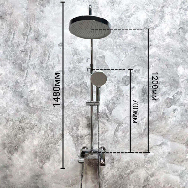 Душевая система Haiba HB24553 размеры