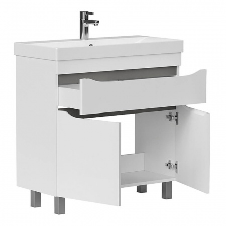 Тумба в ванную комнату LAKЕ 80.2D.1Y под умывальник LAKЕ 80 (9696-80)