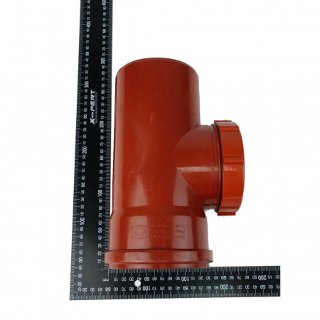 Ревизия с крышкой ППР Ø110мм ОРАНЖ для наружней канализации (10)