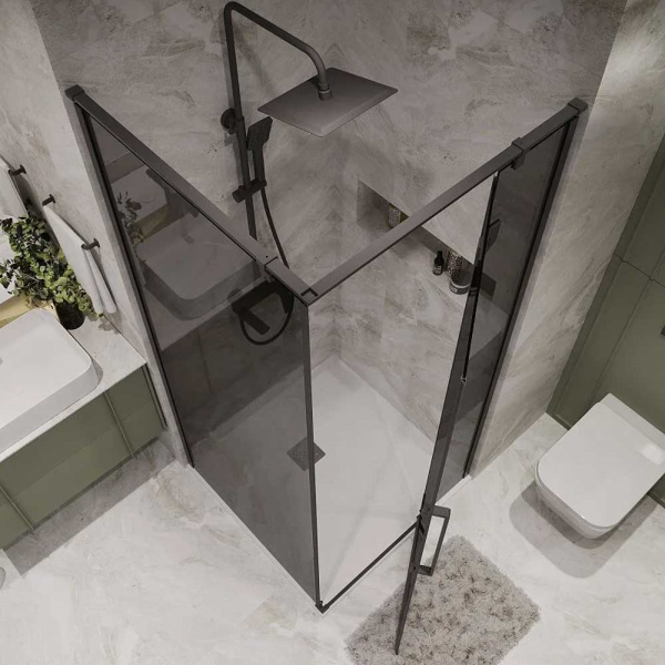 Душевой уголок Niagara Nova NG-2831-34Black 90x90