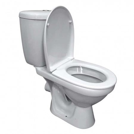 Унитаз-компакт "БАЛАНС" комфорт, прямой выпуск, сиденье полипропилен МИКРОЛИФТ, арматура 2-режимная