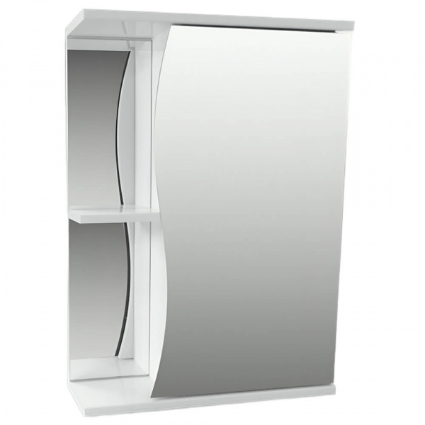 Зеркало со шкафом AquaLine Волна 50